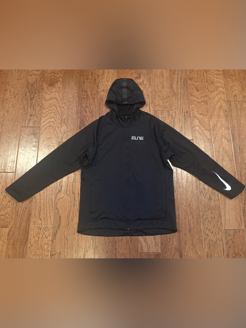Nike Therma Elite Full-Zip Basketball Hoodie Black Mens Size XL 776095-010